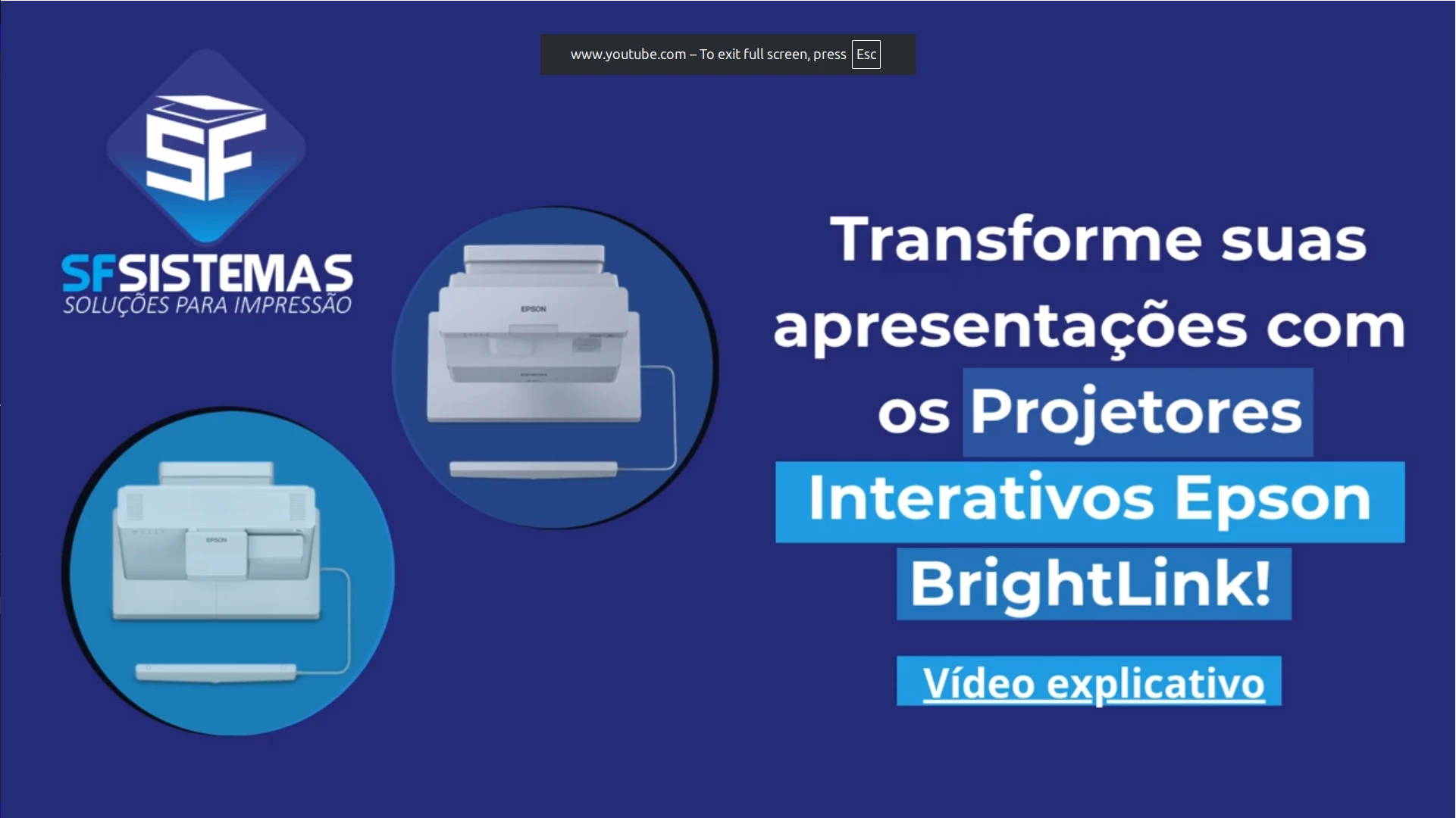 Projetor Interativo Epson BrightLink: a solução que transforma aulas e reuniões